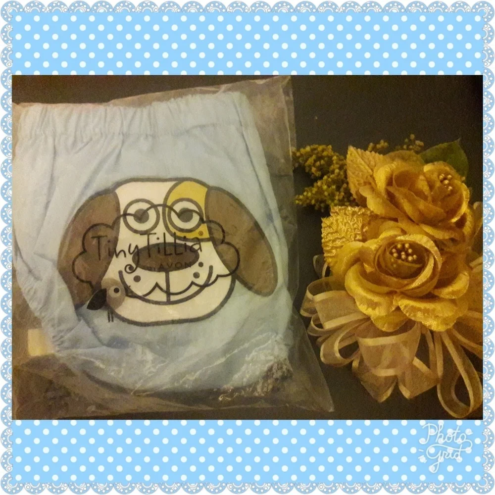 Tiny tillia diaper cover and knee pad set